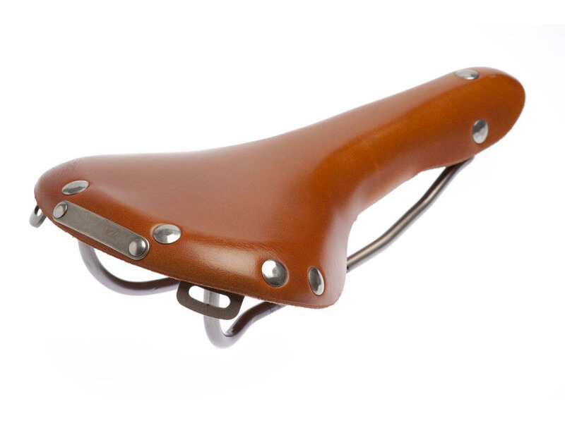 SPA CYCLES Aire Titanium Leather Saddle click to zoom image
