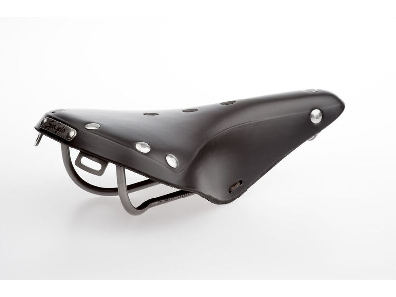 SPA CYCLES Nidd Titanium Leather Saddle click to zoom image