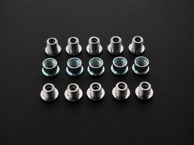 SPA CYCLES Cro-Mo Chainring Bolts/Sleeve Nuts (for triple ring chainset)