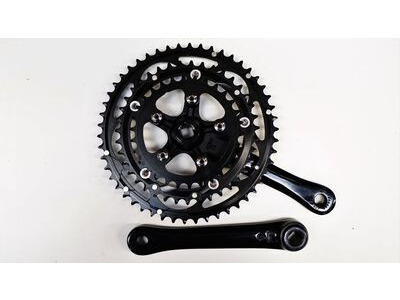 SPA CYCLES RD-2 Triple Chainset with Zicral Rings click to zoom image