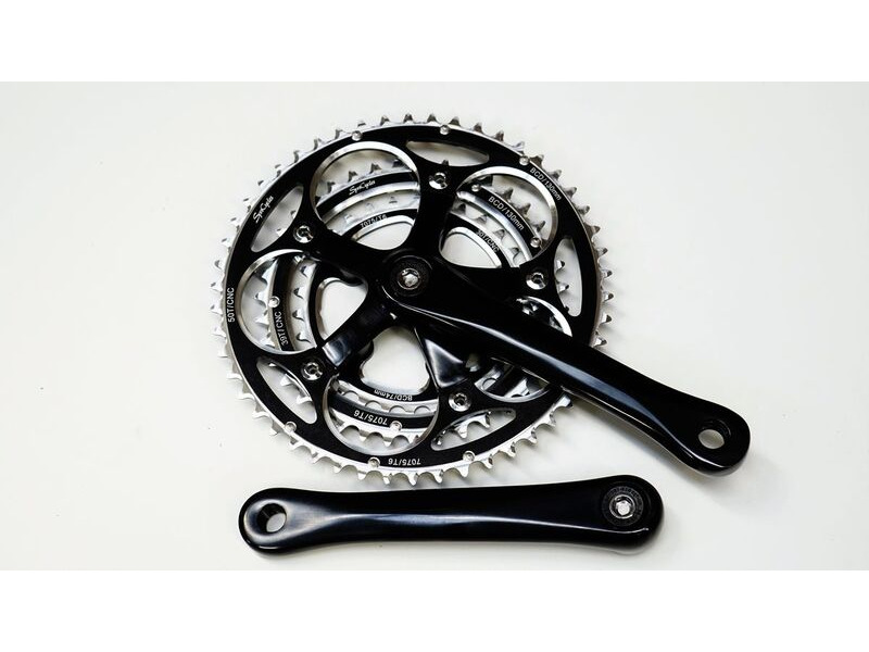 SPA CYCLES RD-2 Triple Chainset with Zicral Rings click to zoom image