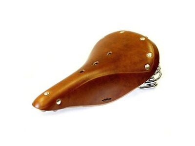 SPA CYCLES Nidd Sprung Leather Saddle  Brown  click to zoom image