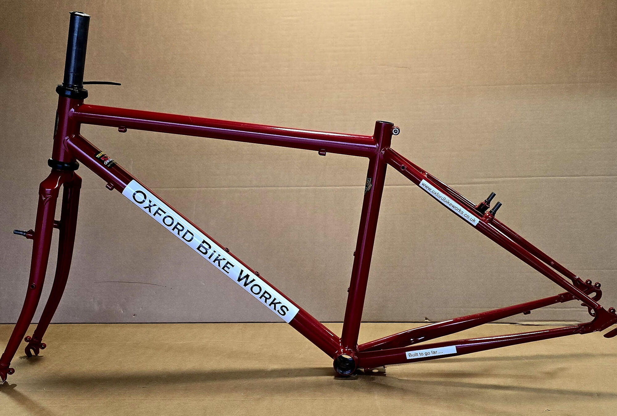 OXFORD BIKE WORKS Steel 43cm Tourer Frameset Clearance Frame Forks 240.00 Frames Clearance Frames Framesets Spa Cycles