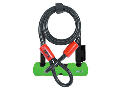 ABUS Ultra Mini 410 D-Lock 140mm & Cobra 10/120 Loop Cable