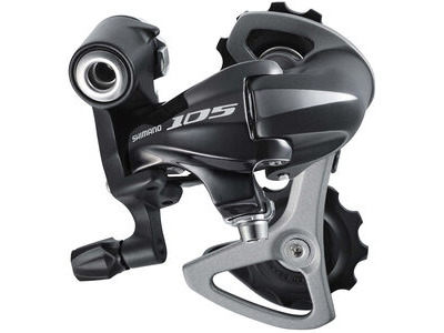 SHIMANO 105 RD-5701 Rear Mech (10 Speed) SS Short Cage Black  click to zoom image