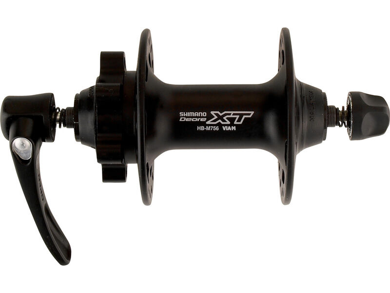 SHIMANO XT Front Hub 6 bolt disc HB-M756A click to zoom image