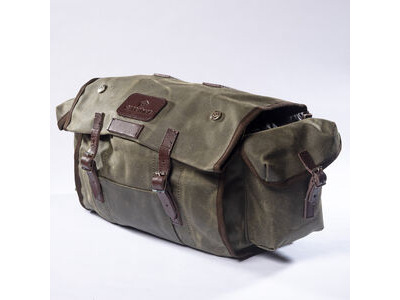 CARRADICE Nelson Longflap Saddlebag (Available in Field Green) click to zoom image